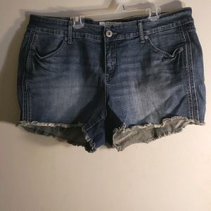 Torrid denim cut off short size 16